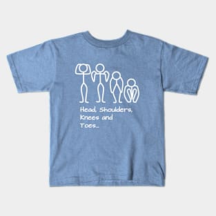 Stickman / Head, shoulders, knees and toes... Kids T-Shirt